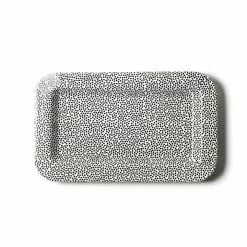 Coton Colors Happy Everything By Coton Colors Black Small Dot Mini Entertaining Rectangle Platter