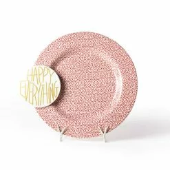Coton Colors Red Small Dot Big Entertaining Round Platter