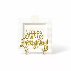 Coton Colors White Stripe Big Happy Everything Square Platter