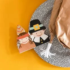 Coton Colors Happy Everything By Coton Colors First Thanksgiving Pilgrim & Indian Big Attachment