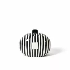 Coton Colors Black Stripe Mini Cookie Jar Happy Everything By Coton Colors