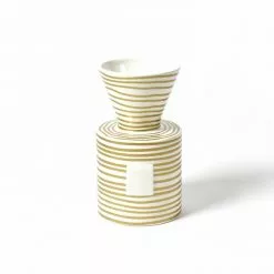 Coton Colors Happy Everything By Coton Colors Gold Stripe Happy Everything Mini Vase