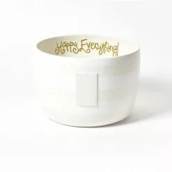 Coton Colors White Stripe Happy Everything Big Bowl