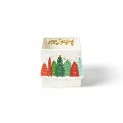 Coton Colors Happy Everything By Coton Colors White Small Dot Mini Nesting Cube Medium