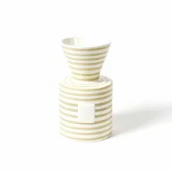 Coton Colors Happy Everything By Coton Colors Neutral Stripe Happy Everything Mini Vase