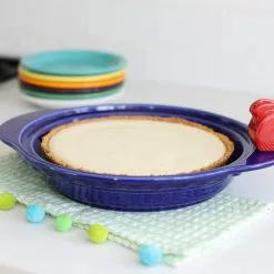 Fiesta Twilight Pie Plate With Nora Fleming Pitcher Mini FIESTA02